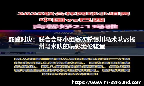 巅峰对决：联合会杯小组赛次轮银川马术队vs扬州马术队的精彩绝伦较量